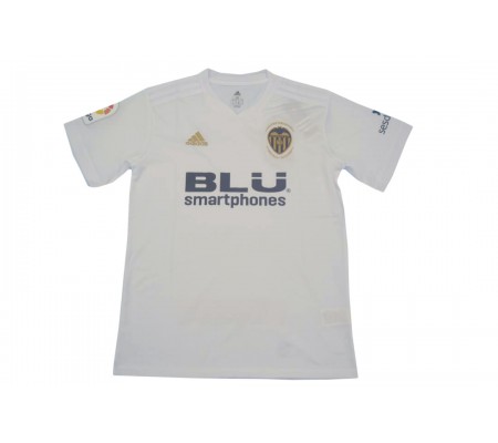 Valencia 18/19 Home White Soccer Jersey